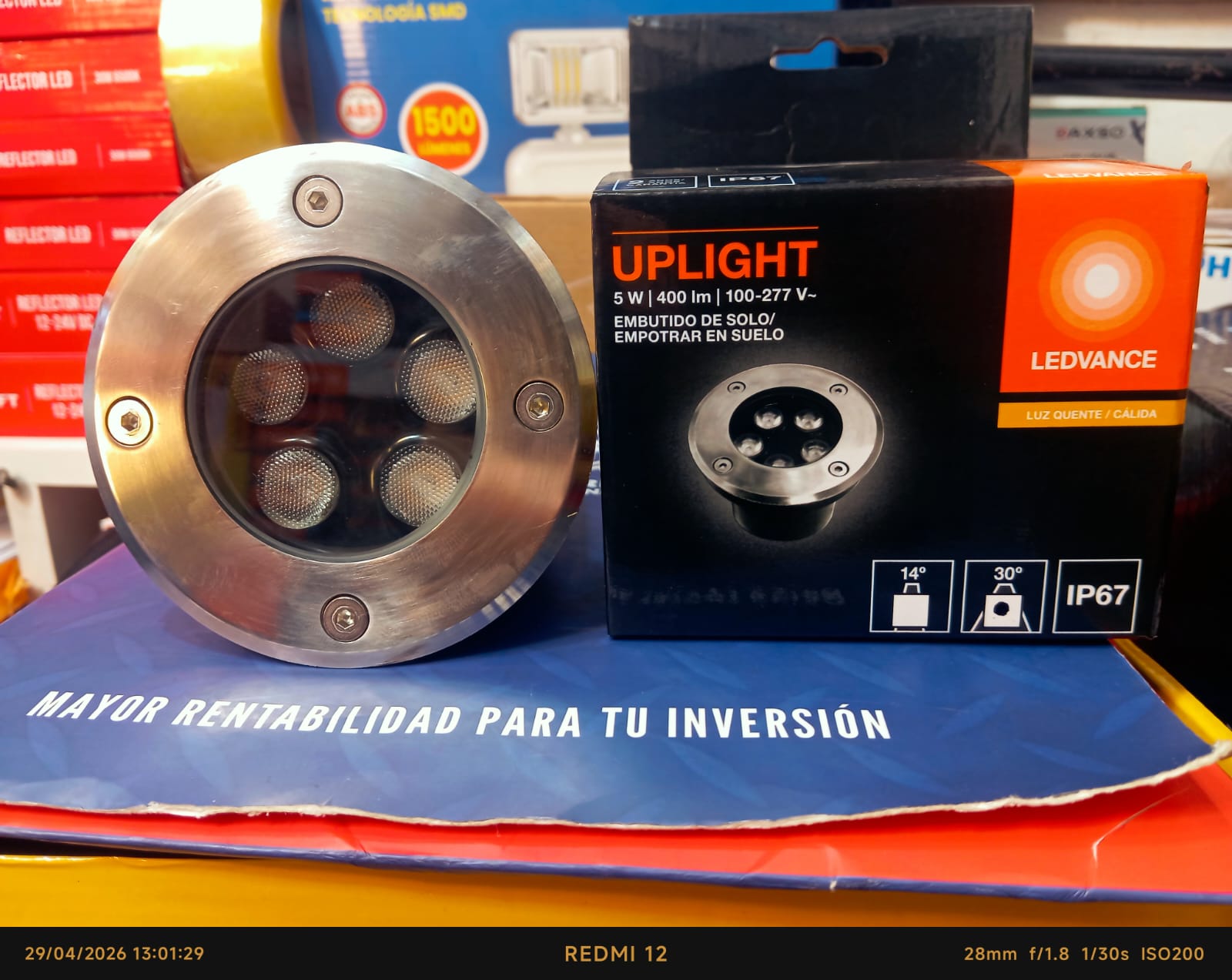 SPOT DE PISO LED 5W 3000K IP 67 LEDVANCE