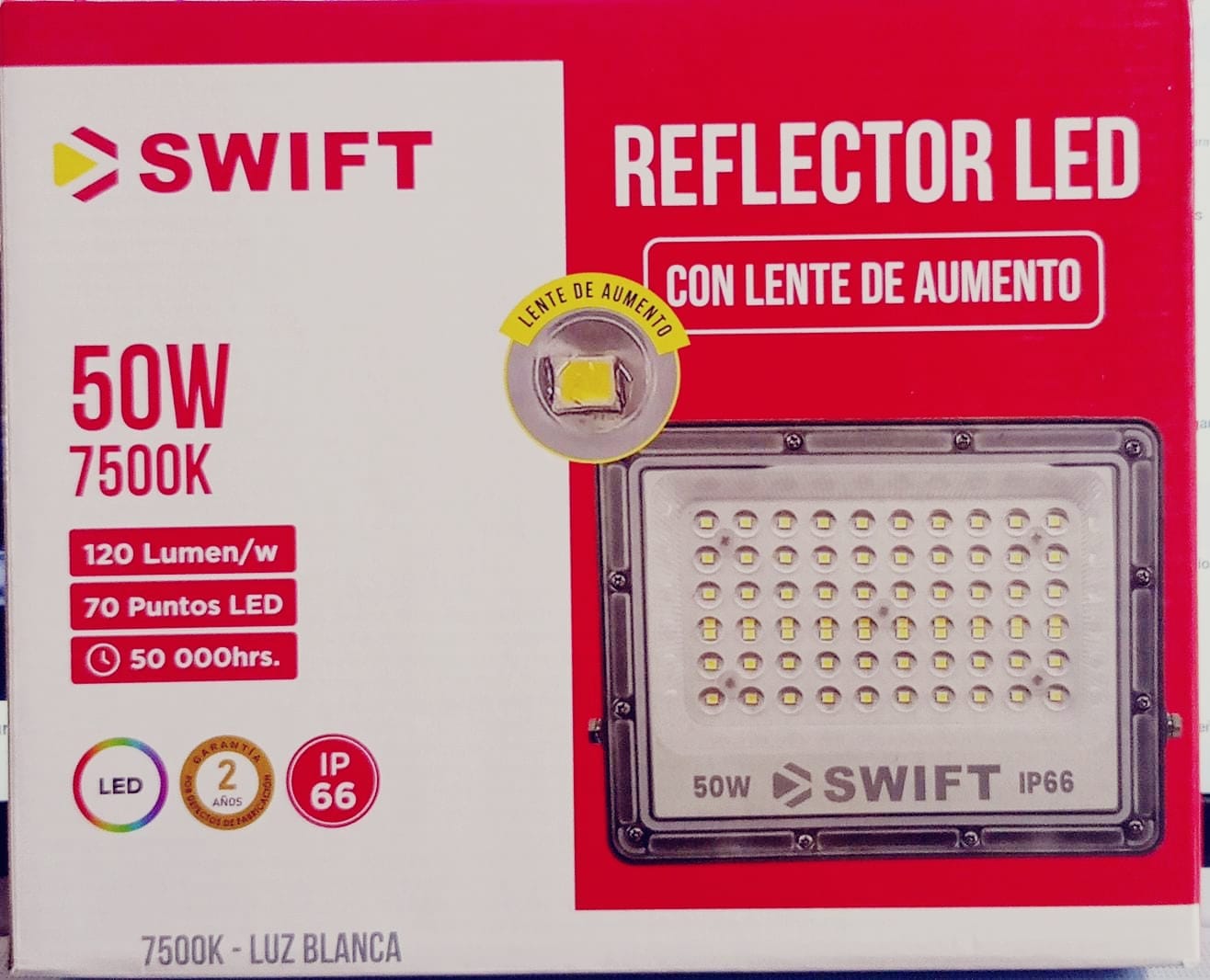 REFLECTOR SWIFT 50W 7500K