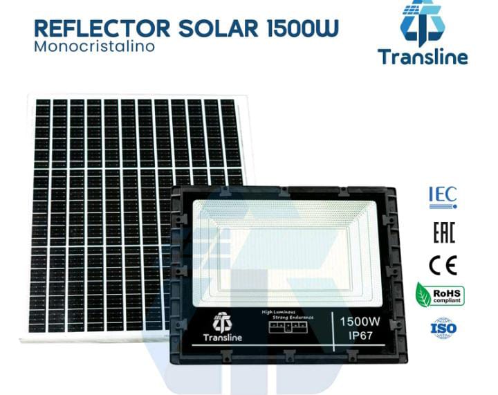 REFLECTOR SOLAR TRANSLINE 1500W Y 7000 LM